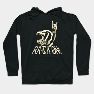 Horns Up! with Metalhead Sun God Ra Hoodie